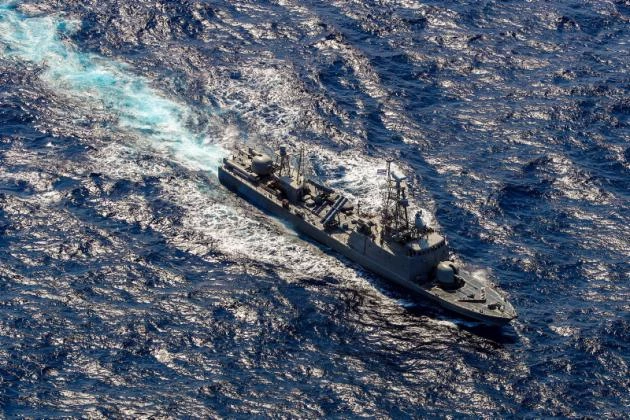 Εικόνες «δέους» από τη συνεκπαίδευση Ενόπλων Δυνάμεων με τη SNMG2 (εικόνες)